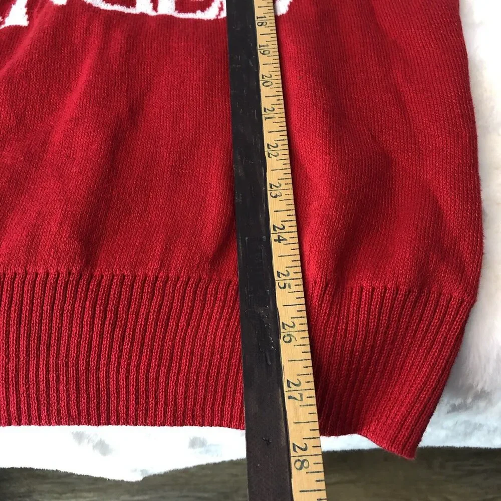 NEW-Merry Christmas Sweater Womens L ( Various) Ugly Christmas - Picture 4 of 8